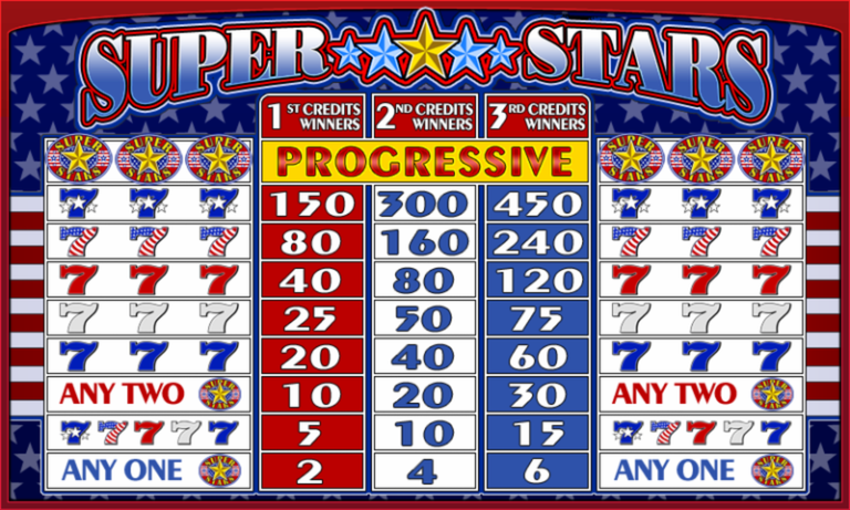 2X3X Red White & Blue slots