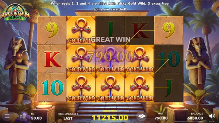 Anksunamun Deluxe Slot Game